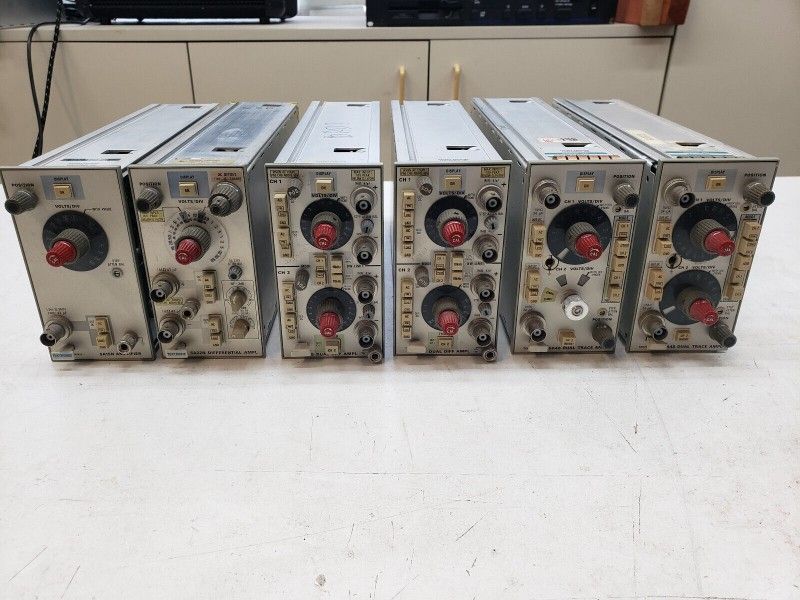 Lot Of 18 Tektronix 5000 Series Oscilloscope Plugin Modules