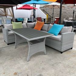 Outdoor Dining Table Patio Furniture Set