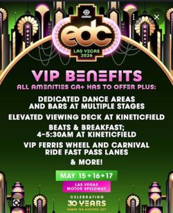 EDC SUNDAY VIP $340