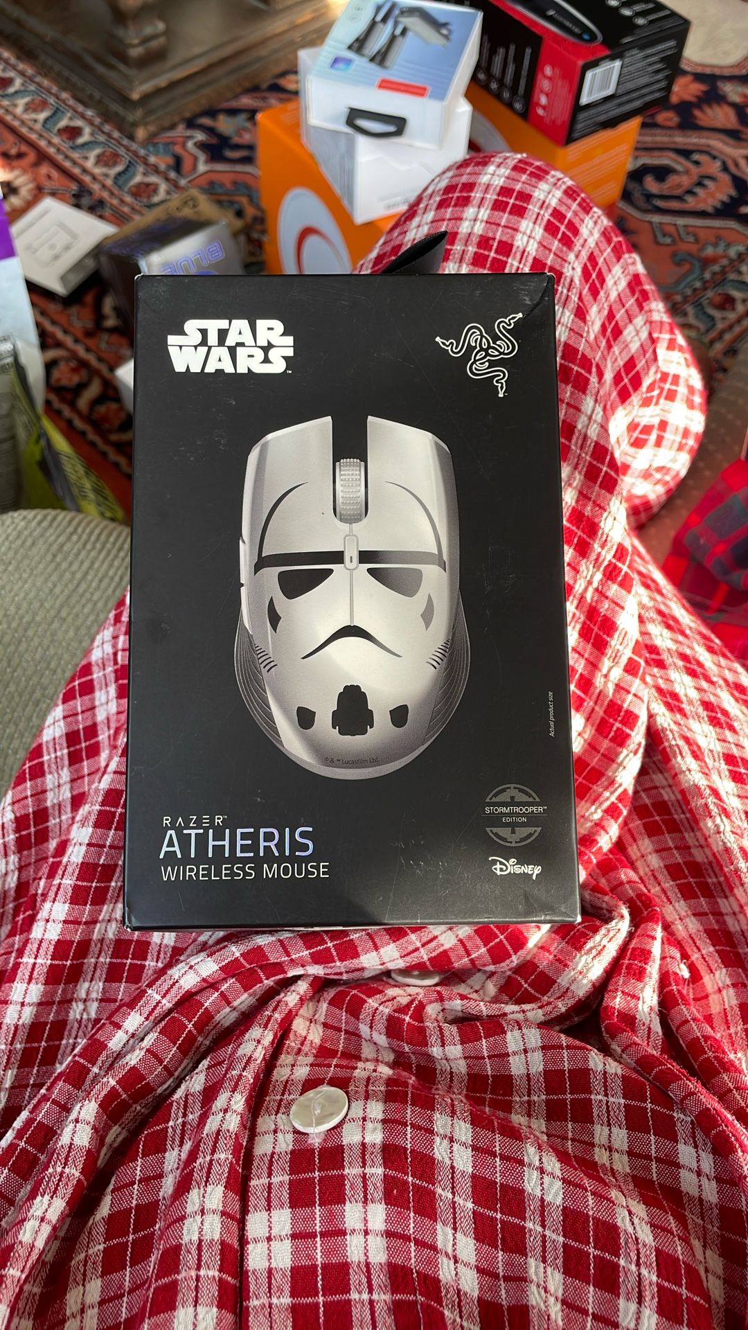 Razer Atheris Ambidextrous Wireless Mouse: 7200 DPI Optical Sensor - 350 Hr Battery Life - USB Wireless Receiver & Bluetooth Connection - Stormtrooper