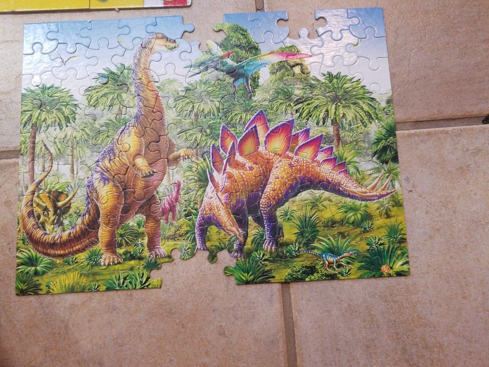 Dinosaur Puzzle Missing Pieces