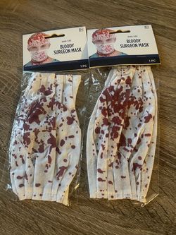 Halloween Bloody Surgeon Mask-brand New! $3.00 each