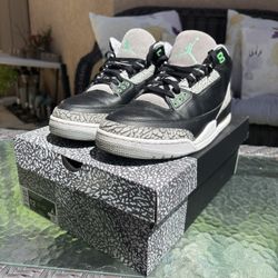 Jordan 3 Retro Green Glow