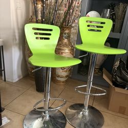 Green Bar Stools