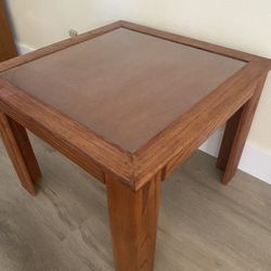 COFFEE TABLE & 2 SIDE TABLES 