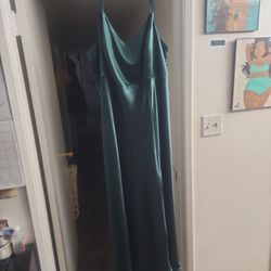 Green  Party Gown