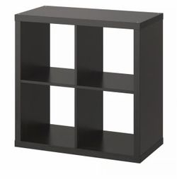 IKEA Kallax 4-Cube Shelving Unit Black-Brown