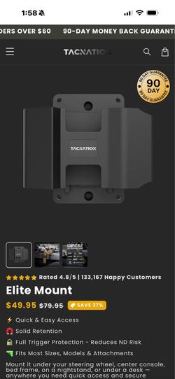 TacNation 9mm Gun Mount