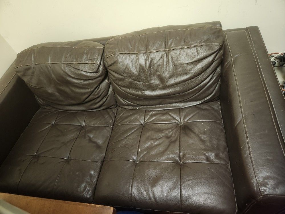 2 Seater Leather Couch