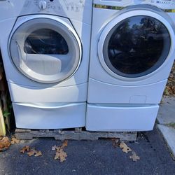 Ge Washer  Whirlpool Dryer 