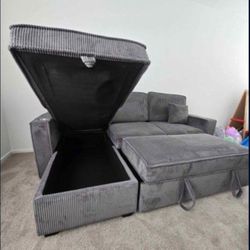 ✅️✅️Convertible Sectional W/ Cup Holder & W/ USB Port✅️