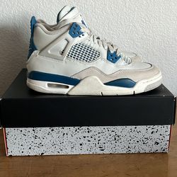 Nike Air Jordan 4 Retro Military Blue 2024 Size 5Y