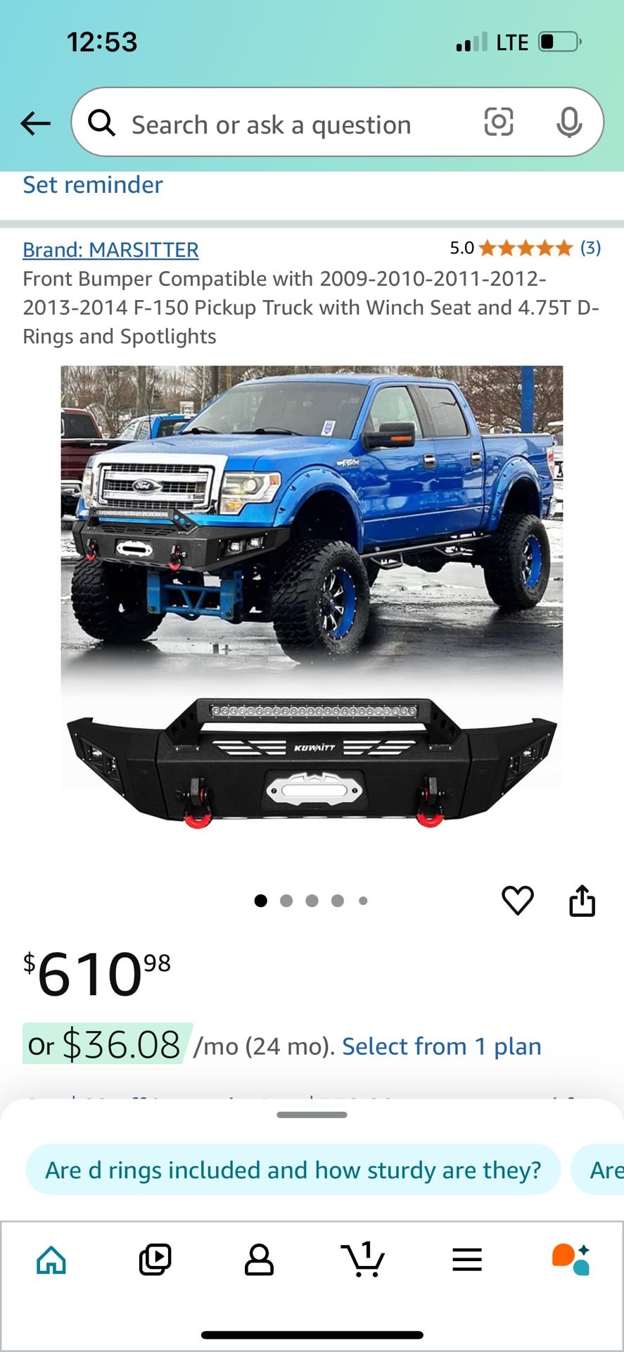 F150 Heavy Duty Bumper