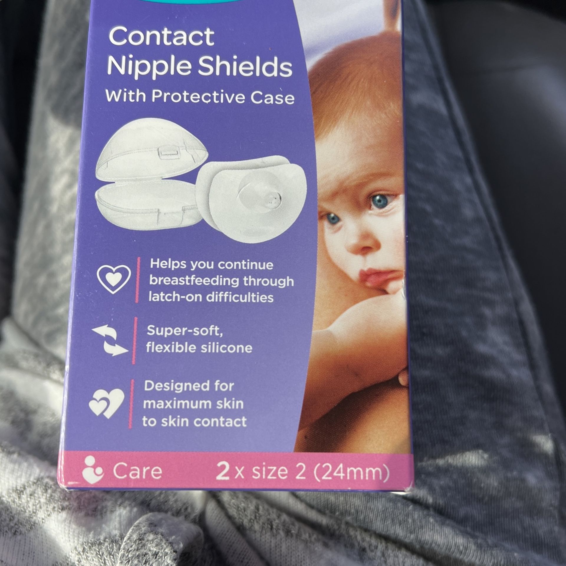 Lansinoh Contact Nipple Shields With Case