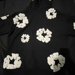 Black Denim Tear Hoodie (extra Large)