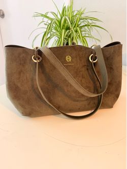 Faux Suede Boho Medium Tote
