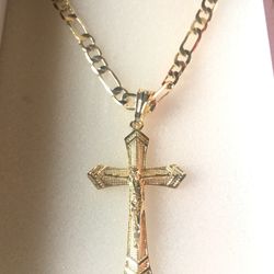 Gold Plated Chain And Pendant 