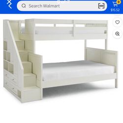Twin Over Full Bunk Bed (includes Bottom Mattress)