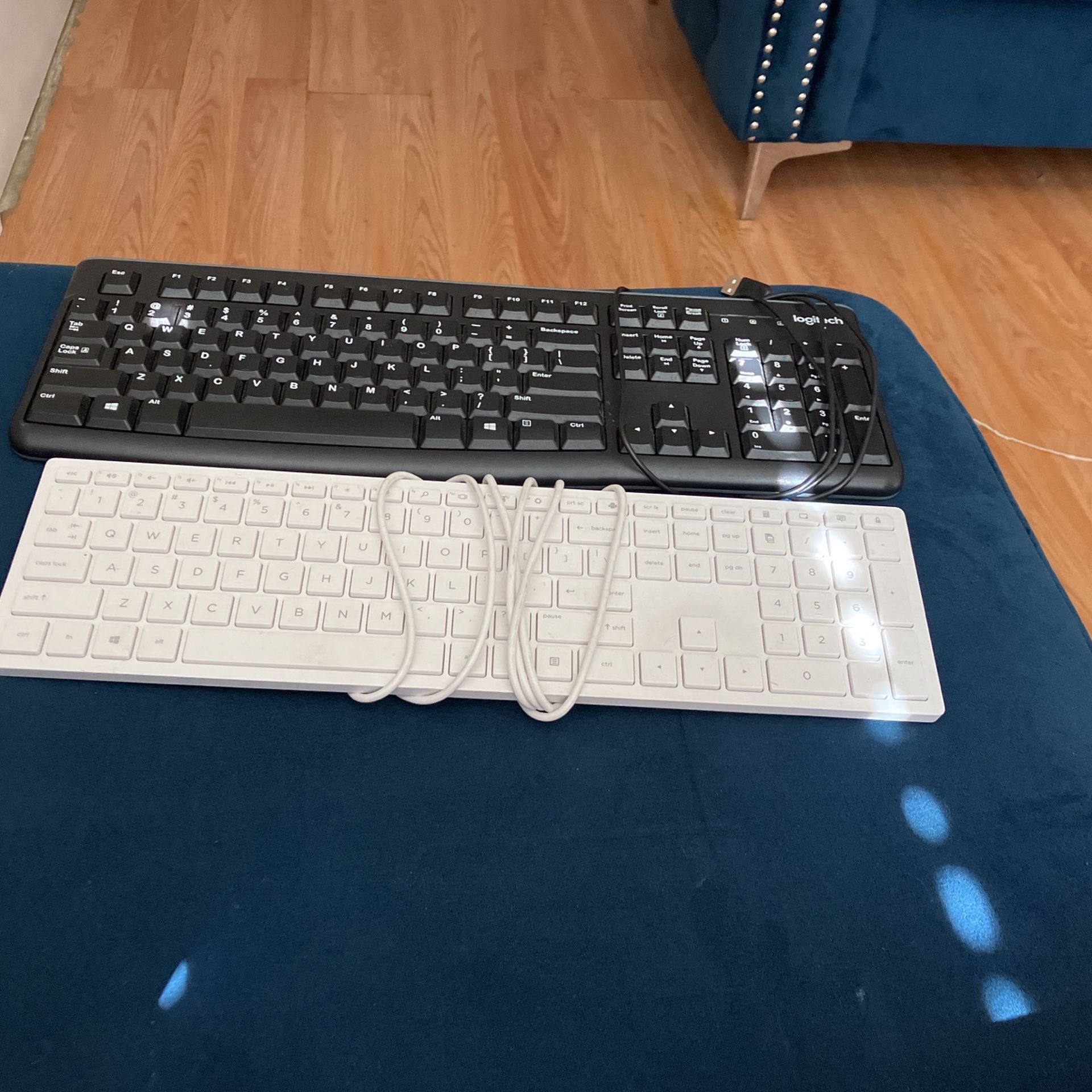 60$ For Both 30 For Each /logitech Keyboard And Hp Keyboard
