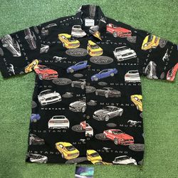 David Carey Originals Ford Mustang short sleeve button up