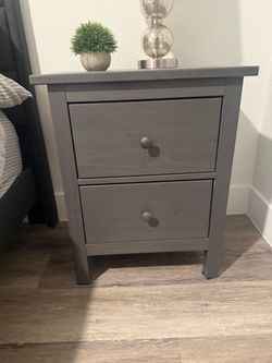 IKEA Hemnes grey night stand