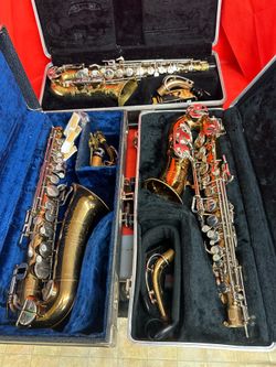 Selmer Bundy Saxophones with New Box of Reeds $350 Each Firm