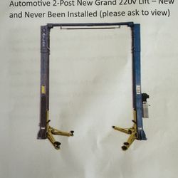 New Grand 9,000 Lb Automotive Lift- Never Installed or Used