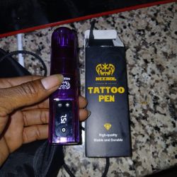 Tatoo Gun With Ink And Brand New Needle Cartiges 