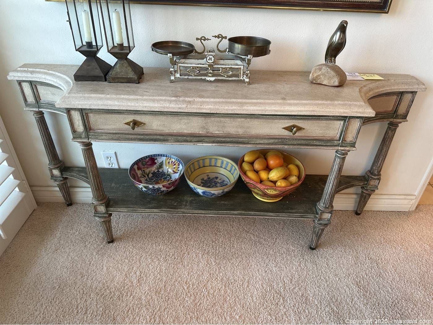 Vintage Weiman Console Table 