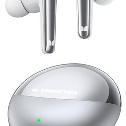 Monster N-Lite 203 AirLinks Wireless Earbuds, Bluetooth 5.3 Headphones HiFi Stereo, Wireless Earphones with HD Clear Call, 30H Playback, Touch Control