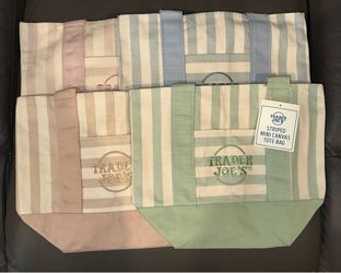 Trader Joe’s Striped Mini Tote Bags