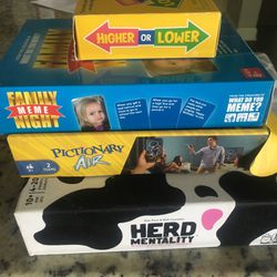 Family Games. New/ Lightly Used 