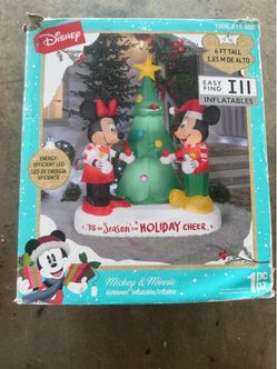Disney Mickey & Minnie Christmas Inflatable