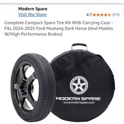 2018 Mustang GT, spare tire and kit