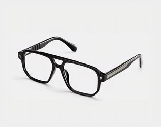 Stylish Black Square Glasses