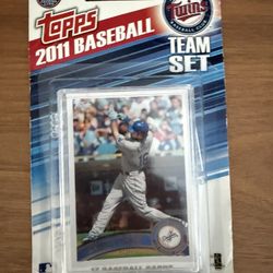 Topps 2011 Team Set Twins Error (actually Dodgers Set)