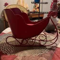 Christmas Santa Sleigh $5