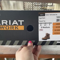 Men’s Ariat Turbo 6” H20 Carbon Toe Work Boot