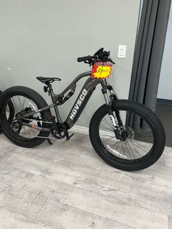 Brand New In Box HOVSCO HovScout Full Suspension E-bike 26" All-Terrain Fat Tire E-bike (Grey)