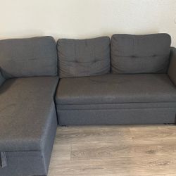 Dark Grey Couch 
