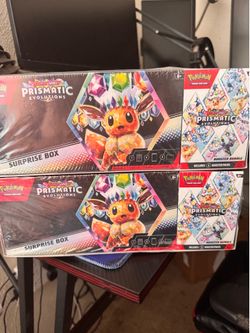X2 Pokemon Prismatic Evolutions Booster Bundle + Surprise Box Bundle (Sam's Club)
