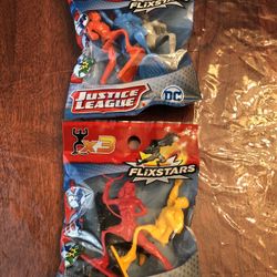 Six different justice league flixstars