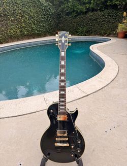 Vintage Greco Les Paul Custom – MIJ – Black Beauty