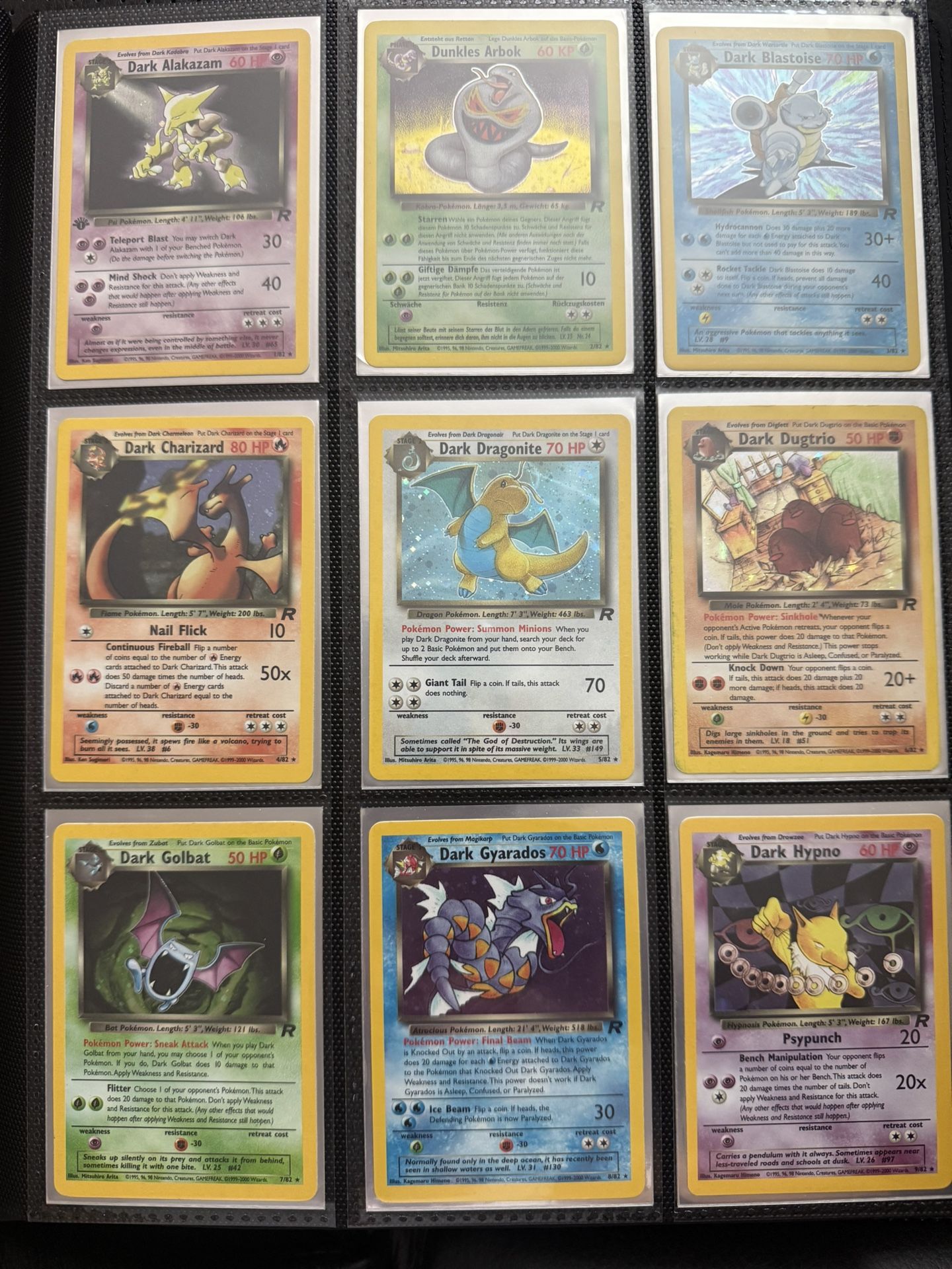 Pokemon Wotc Team Rocket Complete Master Set 83/82