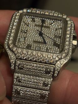 Cartier moissanite watch