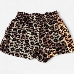 Leopard Print Shorts 