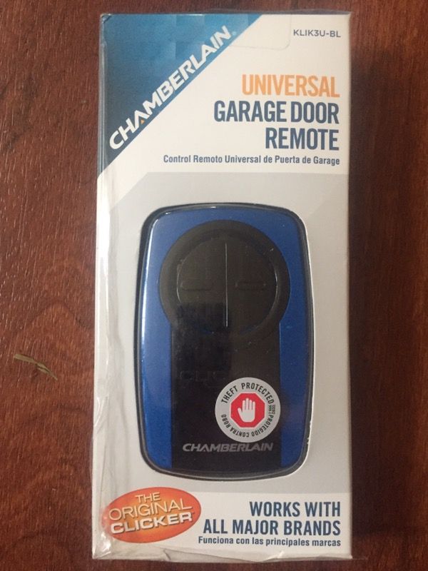 Chamberlain universal remote garage door opener