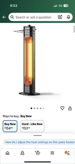 Outdoor Indoor Heater  34 Inch