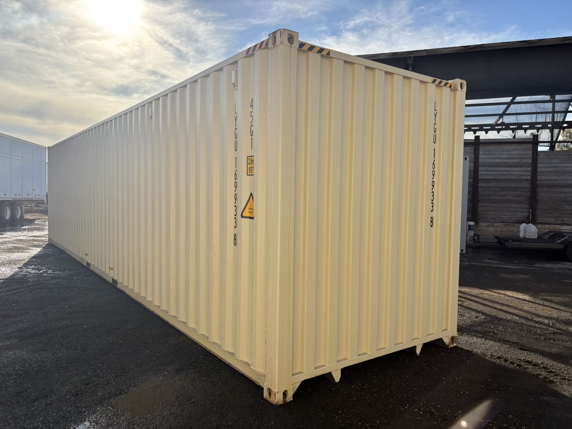 40 FOOT NEW 1 TRIP HC CONTAINER STD SHEDSTORAGESHIPPINGCONEX