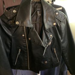 Faux Leather Jacket